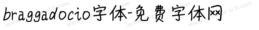 braggadocio字体字体转换