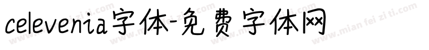 celevenia字体字体转换