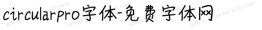 circularpro字体字体转换