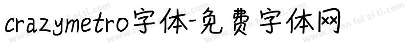 crazymetro字体字体转换