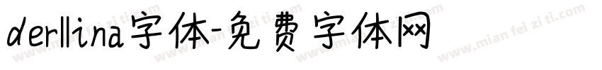 derllina字体字体转换