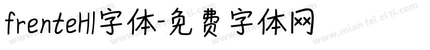 frenteH1字体字体转换