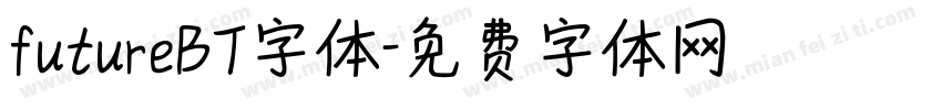 futureBT字体字体转换