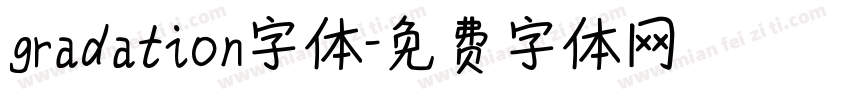 gradation字体字体转换