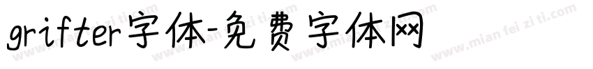 grifter字体字体转换