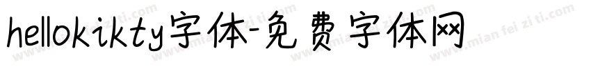 hellokikty字体字体转换