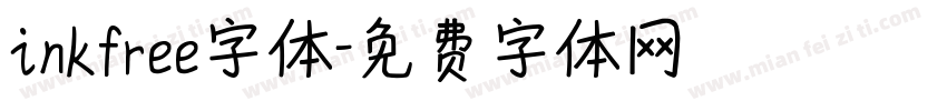 inkfree字体字体转换