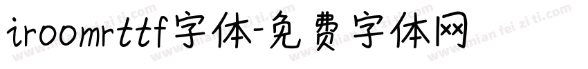 iroomrttf字体字体转换