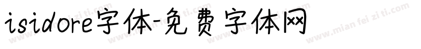 isidore字体字体转换