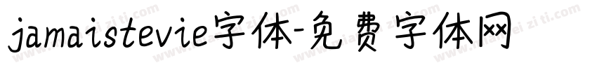 jamaistevie字体字体转换