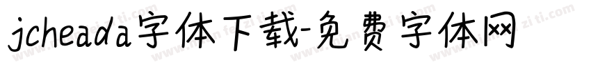 jcheada字体下载字体转换