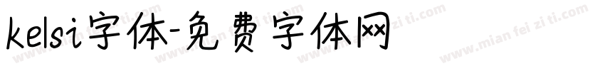 kelsi字体字体转换