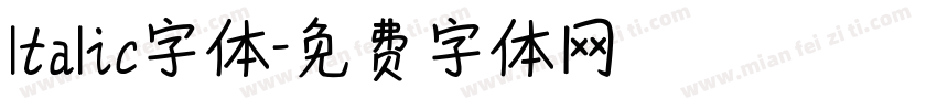 ltalic字体字体转换