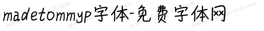 madetommyp字体字体转换