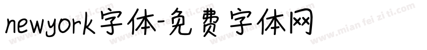 newyork字体字体转换