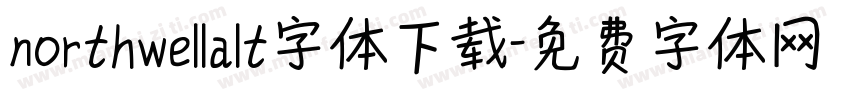 northwellalt字体下载字体转换