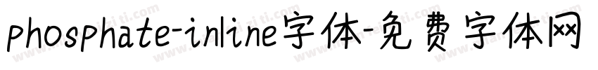 phosphate-inline字体字体转换