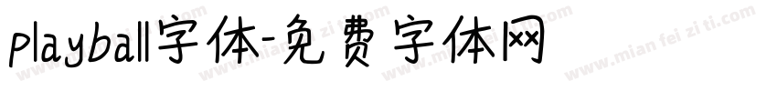 playball字体字体转换