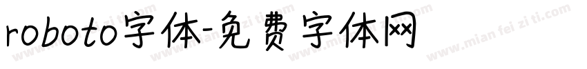 roboto字体字体转换