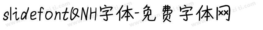 slidefontQNH字体字体转换