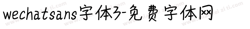 wechatsans字体3字体转换