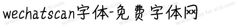 wechatscan字体字体转换