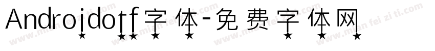Androidotf字体字体转换