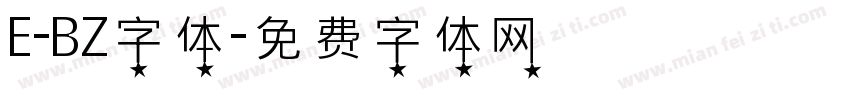 E-BZ字体字体转换