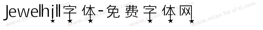 Jewelhill字体字体转换