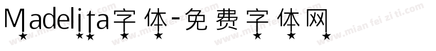 Madelita字体字体转换