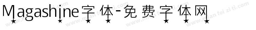 Magashine字体字体转换