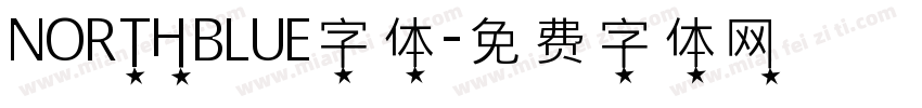 NORTHBLUE字体字体转换