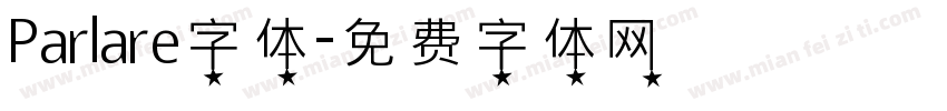 Parlare字体字体转换