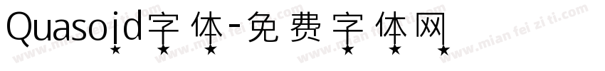 Quasoid字体字体转换