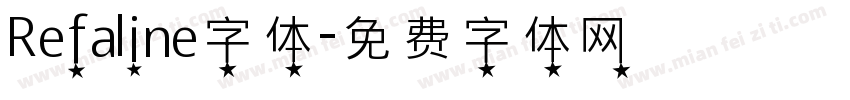 Refaline字体字体转换