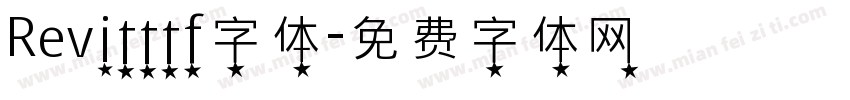 Revitttf字体字体转换