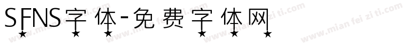 SFNS字体字体转换