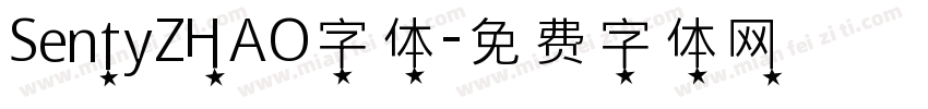 SentyZHAO字体字体转换