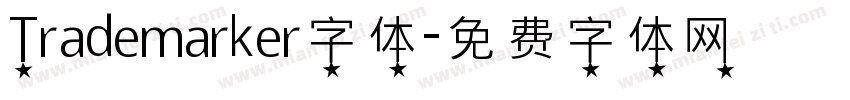 Trademarker字体字体转换