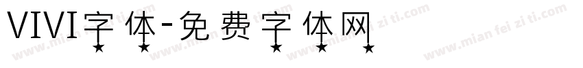 VIVI字体字体转换