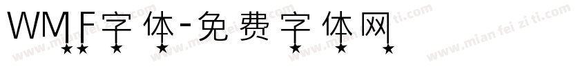 WMF字体字体转换