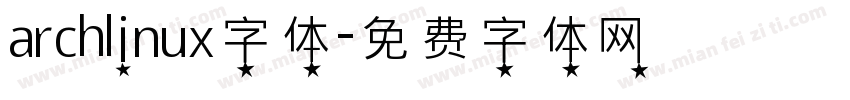 archlinux字体字体转换
