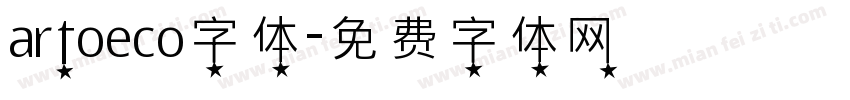 artoeco字体字体转换