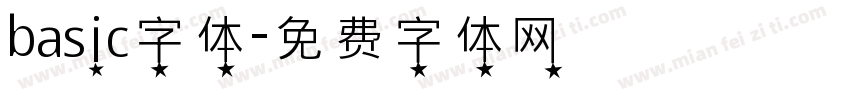 basic字体字体转换