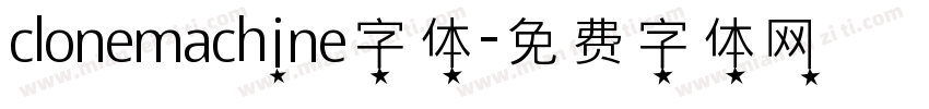 clonemachine字体字体转换