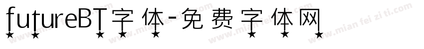 futureBT字体字体转换
