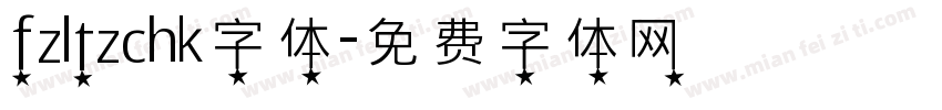 fzltzchk字体字体转换