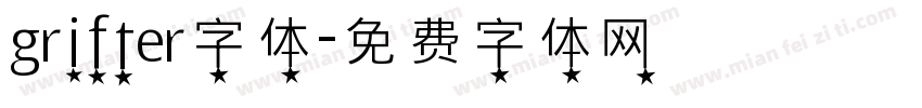 grifter字体字体转换