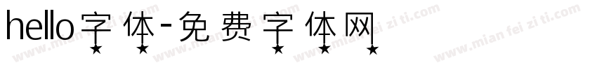 hello字体字体转换