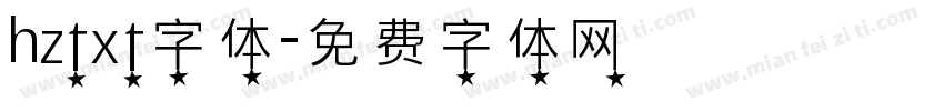 hztxt字体字体转换